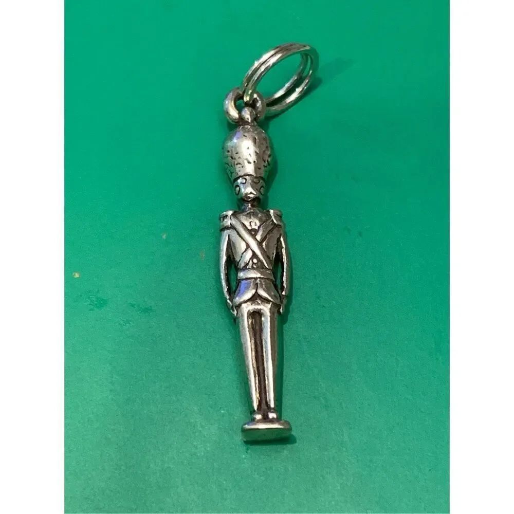 .925 Soldier Sterling Silver Jewelry Charm #nutcracker #Christmas